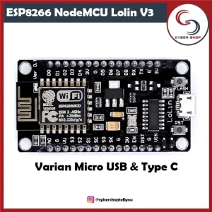 NODEMCU LOLIN LUA WIFI V3 4MB 32MBITS CH340 FLASH ESP8266 ESP12 BOARD